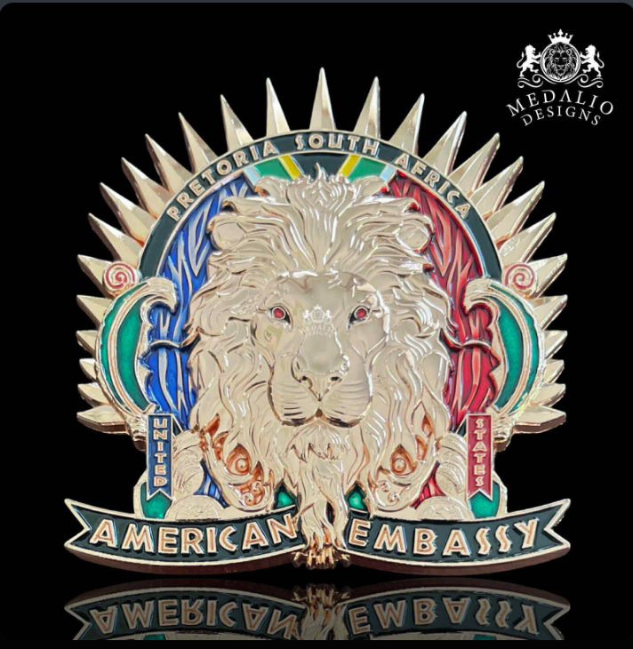 American Embassy challenge coin